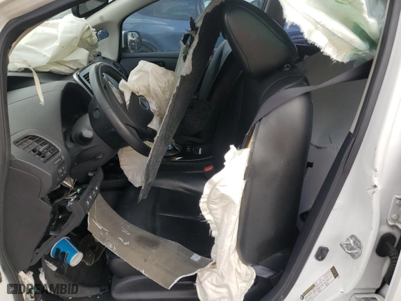 2015 Nissan LEAF SL with VIN 1N4AZ0CP0FC321455, listed as a Copart auction lot 44955645 with 0 mi miles and Salvage Title. Bid and sale history available at carsss.com. Image 7.