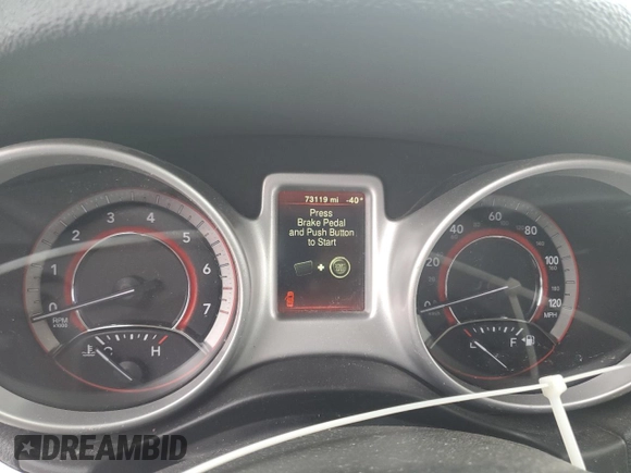 2020 Dodge Journey SE Value with VIN 3C4PDCAB8LT262537, listed as a Copart auction lot 53384865 with 73,119 mi miles and Clean Title. Bid and sale history available at DreamBid. Image 9.