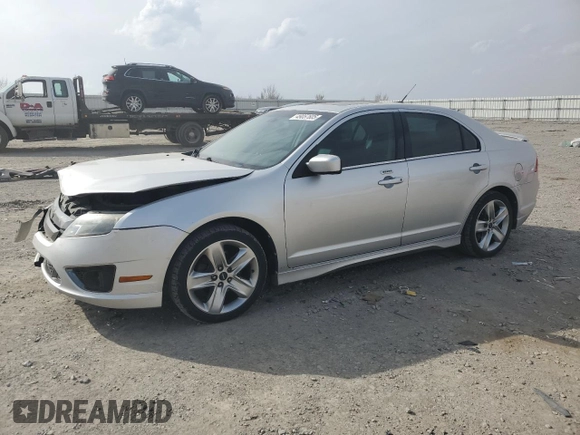 2012 Ford Fusion SPORT with VIN 3FAHP0DC7CR282666, listed as a Copart auction lot 49057605 with 178,908 mi miles and Salvage Title. Bid and sale history available at carsss.com. Image 1.