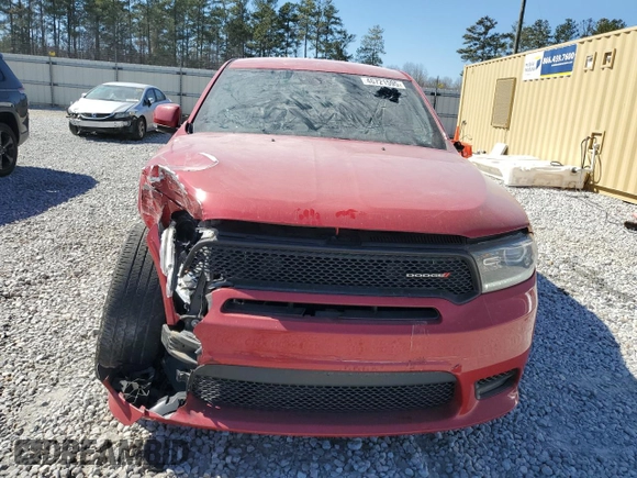 2019 Dodge Durango GT Plus with VIN 1C4RDHDG7KC684337, listed as a Copart auction lot 46721595 with 49,753 mi miles and Salvage title. Bid and sale history available at DreamBid. Image 5.