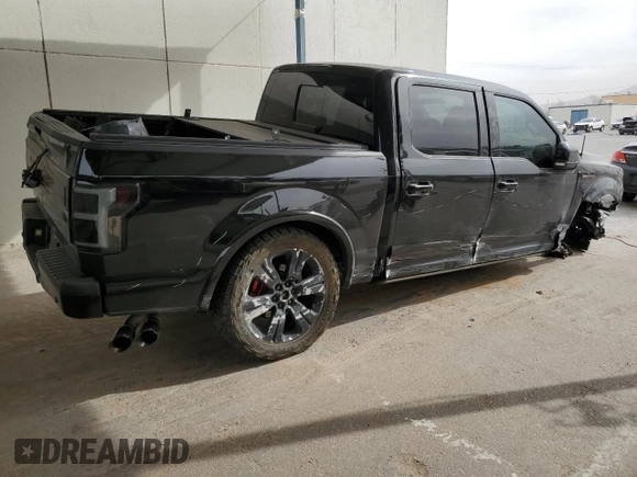 2017 Ford F-150 XL with VIN 1FTEW1EG4HFB50122, listed as a Copart auction lot 50935025 with 121,676 mi miles and Salvage Title. Bid and sale history available at carsss.com. Image 3.