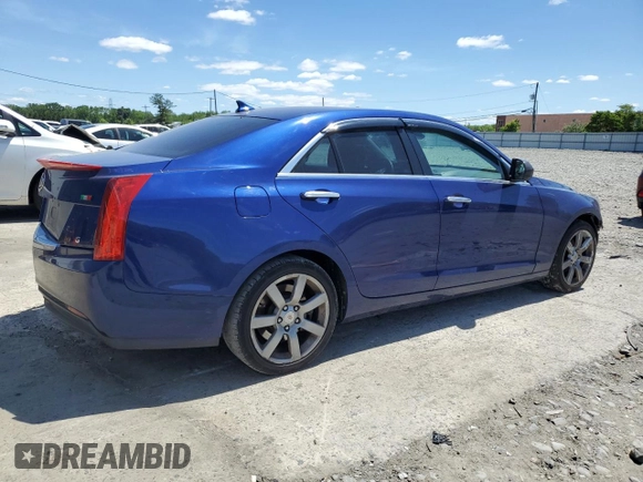 2014 Cadillac ATS Standard RWD with VIN 1G6AA5RA2E0127904, listed as a Copart auction lot 57476465 with 83,626 mi miles and Salvage title. Bid and sale history available at DreamBid. Image 3.