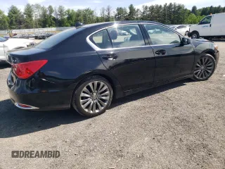 2017 Acura RLX Technology with VIN JH4KC1F5XHC000539, listed as a Copart auction lot 57857175 with 74,699 mi miles and Salvage title. Bid and sale history available at DreamBid. Image 3.
