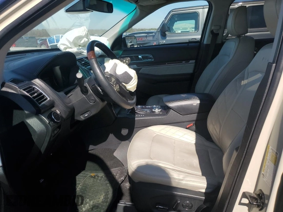 2018 Ford Explorer Platinum with VIN 1FM5K8HT6JGC94280, listed as a Copart auction lot 46307525 with 59,196 mi miles and Salvage Title. Bid and sale history available at carsss.com. Image 7.