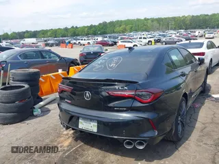 2021 Acura TLX Type S with VIN 19UUB7F08MA000700, listed as a IAAI auction lot 41964358 with Not Provided miles. Bid and sale history available at carsss.com. Image 4.