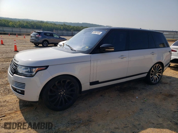 2016 Land Rover Range Rover Supercharged with VIN SALGS3EF6GA275490, listed as a Copart auction lot 60507485 with 81,894 mi miles and Clean title. Bid and sale history available at DreamBid. Image 1.