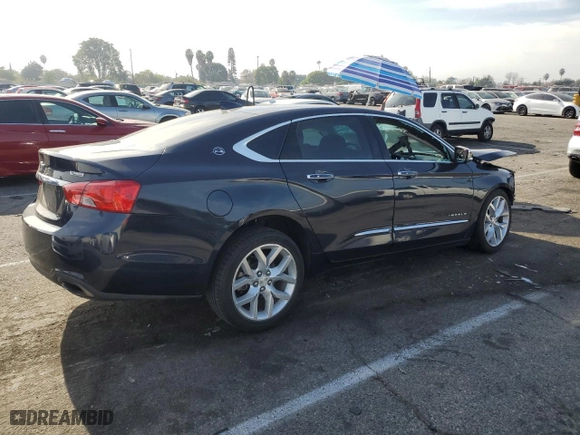 2019 Chevrolet Impala Premier with VIN 2G1105S34K9155208, listed as a Copart auction lot 86214064 with 0 mi miles and Salvage Title. Bid and sale history available at carsss.com. Image 3.