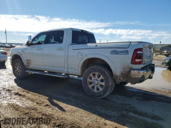 2022 Ram 2500 Laramie with VIN 3C6UR5FLXNG337467, listed as a Copart auction lot 87870895 with 87,838 mi miles and Salvage Title. Bid and sale history available at carsss.com. Image 2.