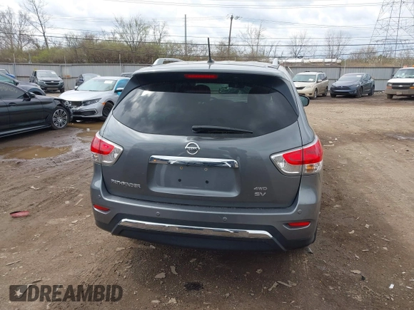 2016 Nissan Pathfinder Platinum with VIN 5N1AR2MM9GC641381, listed as a IAAI auction lot 41869911 with 166,127 mi miles. Bid and sale history available at carsss.com. Image 17.