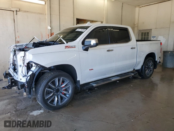 2024 Chevrolet Silverado 1500 LTZ with VIN 1GCUDGEL6RZ204568, listed as a Copart auction lot 48775205 with 10,633 mi miles and Salvage Title. Bid and sale history available at DreamBid. Image 1.