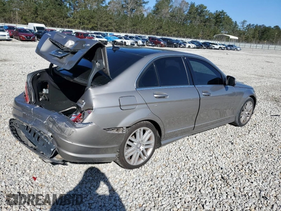 2009 Mercedes-Benz C-Class 3.0L Sport with VIN WDDGF54X79F247565, listed as a Copart auction lot 48390305 with 96,052 mi miles and Salvage Title. Bid and sale history available at carsss.com. Image 3.