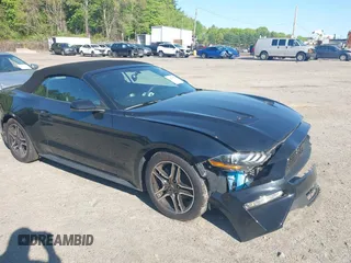 2018 Ford Mustang EcoBoost Premium with VIN 1FATP8UH9J5167426, listed as a IAAI auction lot 42207821 with 19,980 mi miles and . Bid and sale history available at DreamBid. Image 1.