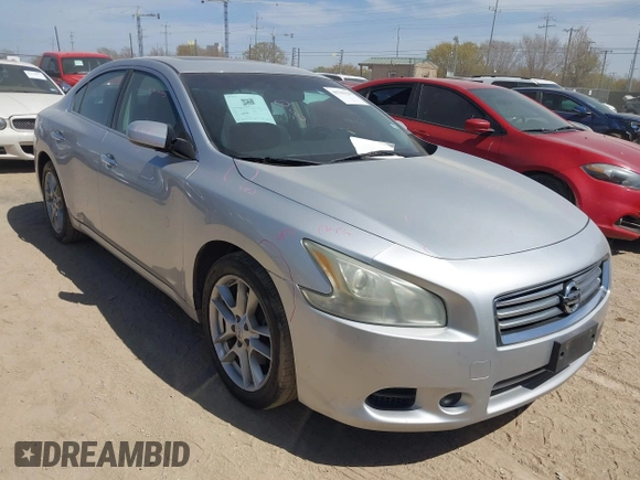2014 Nissan Maxima 3.5 S with VIN 1N4AA5AP1EC464369, listed as a IAAI auction lot 41791129 with 144,825 mi miles. Bid and sale history available at carsss.com. Image 1.
