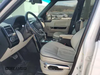 2012 Land Rover Range Rover SC with VIN SALMF1E4XCA379968, listed as a Copart auction lot 46836175 with 110,428 mi miles and Clean title. Bid and sale history available at DreamBid. Image 7.