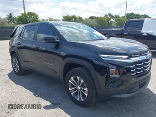 2025 Chevrolet Equinox FWD LT with VIN 3GNAXHEGXSL140512, listed as a IAAI auction lot 42076952 with 4,044 mi miles and . Bid and sale history available at DreamBid. Image 1.
