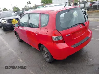 2007 Honda Fit with VIN JHMGD38487S063033, listed as a IAAI auction lot 41892621 with 250,632 mi miles. Bid and sale history available at carsss.com. Image 3.
