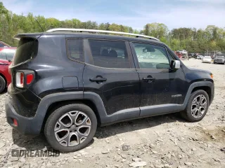 2015 Jeep Renegade Limited with VIN ZACCJADTXFPB46574, listed as a Copart auction lot 54161285 with 99,801 mi miles and Clean Title. Bid and sale history available at DreamBid. Image 3.