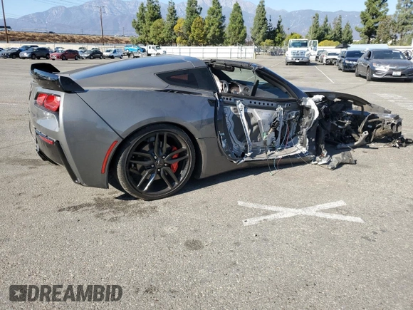 2016 Chevrolet Corvette 3LT with VIN 1G1YF2D78G5122230, listed as a Copart auction lot 78964074 with 0 mi miles and Salvage Title. Bid and sale history available at carsss.com. Image 3.