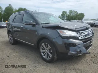 2018 Ford Explorer Limited z VIN 1FM5K8F85JGA20325, wystawiony jako Copart lot #56570065 z przebiegiem 134 860 mil mil oraz Szkoda całkowita • Salvage title. Historia ofert i sprzedaży dostępna na DreamBid. Obrazek 4.