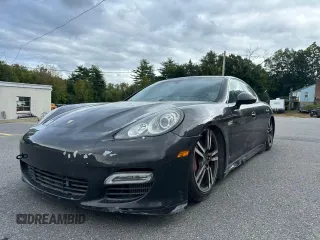 2011 Porsche Panamera Turbo with VIN WP0AC2A7XBL090181, listed as a Copart auction lot 73190414 with 93,543 mi miles and Clean Title. Bid and sale history available at carsss.com. Image 1.
