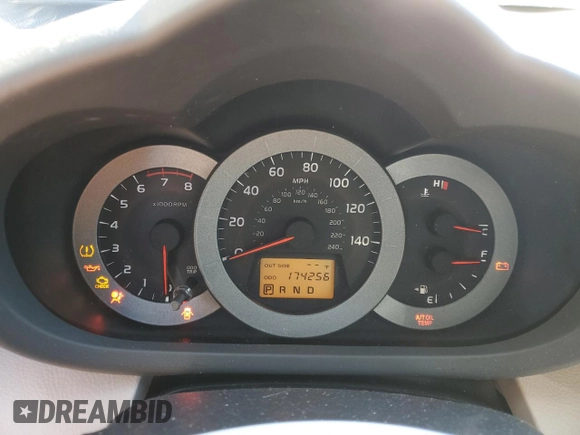 2006 Toyota RAV4 with VIN JTMBK33V265001156, listed as a Copart auction lot 49004405 with 174,256 mi miles and Salvage Title. Bid and sale history available at carsss.com. Image 9.
