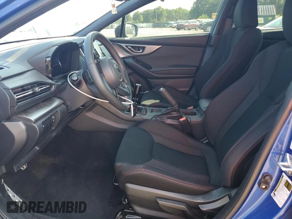 2023 Subaru WRX Premium with VIN JF1VBAF66P9822198, listed as a Copart auction lot 62338545 with 16,013 mi miles and Salvage title. Bid and sale history available at DreamBid. Image 7.