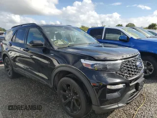 2023 Ford Explorer ST-Line with VIN 1FMSK7KH0PGA47511, listed as a Copart auction lot 73686344 with 9,348 mi miles and Non Repairable. Bid and sale history available at carsss.com. Image 4.
