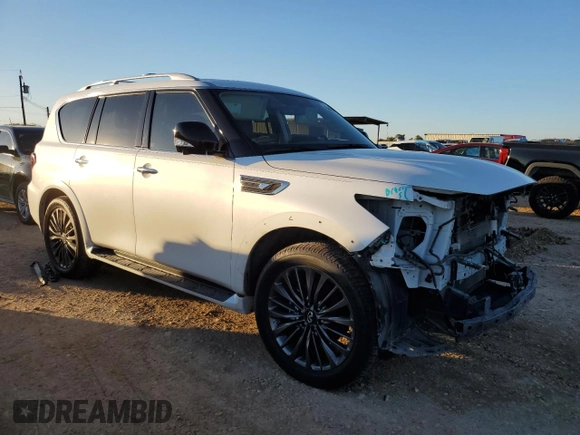 2022 Infiniti QX80 PREMIUM SELECT with VIN JN8AZ2AE6N9293085, listed as a Copart auction lot 83220604 with 36,253 mi miles and Salvage Title. Bid and sale history available at carsss.com. Image 4.