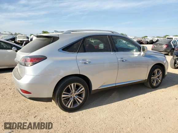 2015 Lexus RX 350 with VIN 2T2ZK1BA9FC185141, listed as a Copart auction lot 52873215 with 91,764 mi miles and Salvage Title. Bid and sale history available at DreamBid. Image 3.