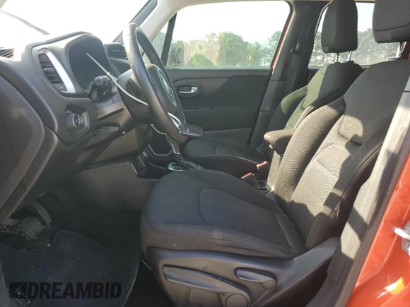 2018 Jeep Renegade Latitude with VIN ZACCJABB0JPH67244, listed as a Copart auction lot 57635965 with 163,256 mi miles and Salvage title. Bid and sale history available at DreamBid. Image 7.