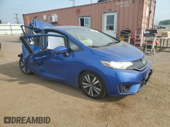 2017 Honda Fit EX-L with VIN JHMGK5H92HS018099, listed as a Copart auction lot 60628405 with 178,689 mi miles and Salvage title. Bid and sale history available at DreamBid. Image 4.
