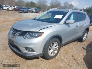 2016 Nissan Rogue SV with VIN KNMAT2MV3GP714252, listed as a IAAI auction lot 41728635 with 71669 miles. Bid and sale history available at carsss.com. Image 17.