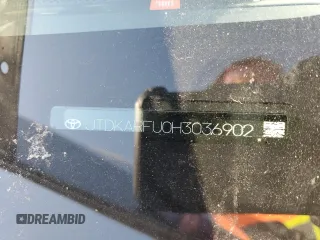 2017 Toyota Prius Two z VIN JTDKARFU0H3036902, wystawiony jako Copart lot #54360505 z przebiegiem 53 077 mil mil oraz Szkody całkowita. Historia ofert i sprzedaży dostępna na DreamBid. Obrazek 12.