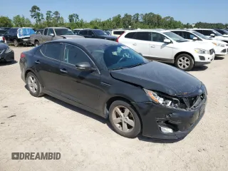 2015 Kia Optima LX with VIN KNAGM4A75F5655561, listed as a Copart auction lot 52306395 with 204,001 mi miles and Salvage Title. Bid and sale history available at carsss.com. Image 4.