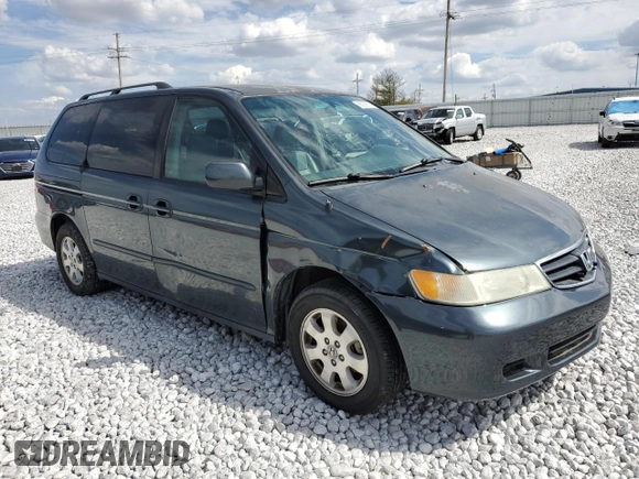 2003 Honda Odyssey EX-L z VIN 5FNRL18943B020961, wystawiony jako Copart lot #86009874 z przebiegiem 155 993 mil mil oraz Szkoda całkowita • Salvage title. Historia ofert i sprzedaży dostępna na DreamBid. Obrazek 4.