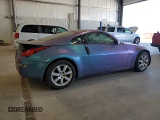 2005 Nissan 350Z Enthusiast with VIN JN1AZ34D45M609202, listed as a Copart auction lot 52929955 with 158,626 mi miles and Salvage Title. Bid and sale history available at carsss.com. Image 3.