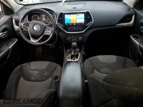 2018 Jeep Cherokee Latitude Tech Connect with VIN 1C4PJMCB5JD529390, listed as a Copart auction lot 50791305 with 140,585 mi miles and Salvage title. Bid and sale history available at DreamBid. Image 8.