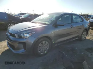 2020 Kia Rio LX with VIN 3KPA24ADXLE295966, listed as a Copart auction lot 48459415 with 37,003 mi miles and Salvage Title. Bid and sale history available at DreamBid. Image 1.