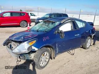 2018 Nissan Versa SV with VIN 3N1CN7AP2JL845703, listed as a IAAI auction lot 41081090 with Not Provided miles. Bid and sale history available at carsss.com. Image 2.