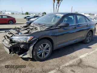 2023 Volkswagen Jetta SE with VIN 3VW7M7BU4PM013544, listed as a Copart auction lot 58405705 with 21,743 mi miles and Salvage title. Bid and sale history available at DreamBid. Image 1.