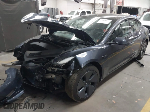 2023 Tesla Model 3 with VIN 5YJ3E1EAXPF669538, listed as a IAAI auction lot 40329679 with 16,612 mi miles and . Bid and sale history available at DreamBid. Image 16.