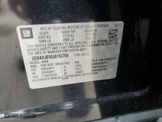 2018 Chevrolet Equinox LT with VIN 2GNAXJEV6J6162788, listed as a Copart auction lot 44858605 with 138,446 mi miles and Salvage Title. Bid and sale history available at carsss.com. Image 14.