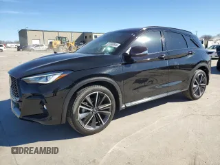2024 Infiniti QX50 Sport with VIN 3PCAJ5FA1RF101707, listed as a Copart auction lot 87080944 with 11,151 mi miles and Salvage title. Bid and sale history available at DreamBid. Image 1.