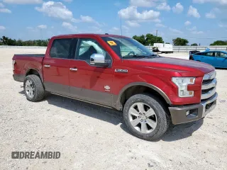 2016 Ford F-150 XL with VIN 1FTEW1CG6GFD19235, listed as a Copart auction lot 59817695 with 154,176 mi miles and Salvage title. Bid and sale history available at DreamBid. Image 4.