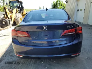 2015 Acura TLX Advance with VIN 19UUB2F78FA014129, listed as a Copart auction lot 57463945 with 85,807 mi miles and Salvage title. Bid and sale history available at DreamBid. Image 6.
