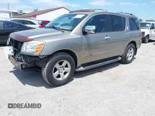 2007 Nissan Armada SE z VIN 5N1BA08A47N721367, wystawiony jako IAAI lot #42116965 z przebiegiem 187 190 mil mil oraz . Historia ofert i sprzedaży dostępna na DreamBid. Obrazek 2.
