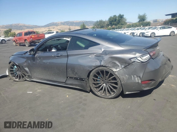 2017 Infiniti Q60 Premium with VIN JN1EV7EK0HM361911, listed as a Copart auction lot 59539525 with Not provided miles and Salvage title. Bid and sale history available at DreamBid. Image 2.