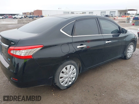 2014 Nissan Sentra S with VIN 1N4AB7AP8EN855757, listed as a IAAI auction lot 41715069 with 135,274 mi miles. Bid and sale history available at carsss.com. Image 6.