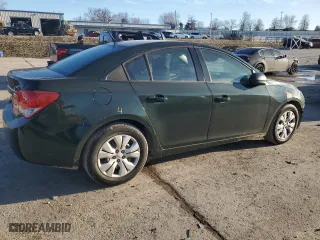 2014 Chevrolet Cruze LS with VIN 1G1PB5SHXE7343270, listed as a Copart auction lot 46643535 with 186,689 mi miles and Clean Title. Bid and sale history available at carsss.com. Image 3.