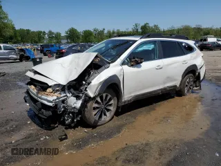 2024 Subaru Outback Limited z VIN 4S4BTANC5R3206186, wystawiony jako Copart lot #56136345 z przebiegiem 20 437 mil mil oraz Szkoda całkowita • Salvage title. Historia ofert i sprzedaży dostępna na DreamBid. Obrazek 1.